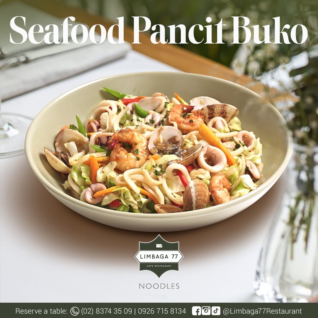 Seafood Pancit Buko